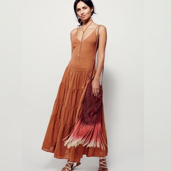 Free People Handbags - Free People | Monaco Bag Ombré Fringe Macrame